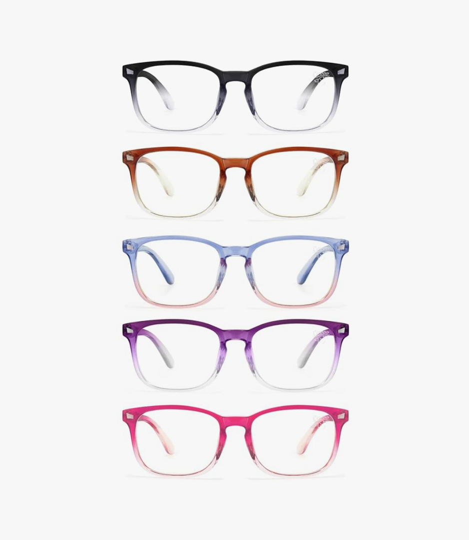 CCVOO Reading Glasses for Women/Men, Eyeglasses, Blue Light Readers for Women/Men, Computer Eye Glasses, Cheaters