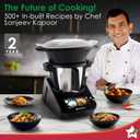 Wonderchef Chef Magic | All-in-One Kitchen Robot for Indian & International Cuisine | Automatic Chopping, Sauting, Stirring, Kneading| Mobile App | Recipes by Chef Sanjeev Kapoor|