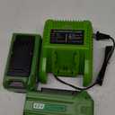 Replacement Battery and Charger for Greenworks 40V Battery Compatible with GreenWorks G-MAX 6.0Ah 40V Power Tools 29462 29252 20202 22262 25312 25322 20642 22272 27062 21242 (2pack+Charger)
