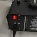 HOLDLAMP Fog Machine Halloween, Smoke Machine 1200W and 6000CFM with Wireless Remote Control and 6 Colorful LED Lights for Outdoor Indoor Christmas Wedding Stage Effect DJ Disco Party Stage