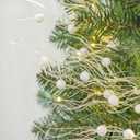 KI Store White Christmas Tree Picks Sprays Set of 20 Glittered Twigs Decor for Christmas Tree Decoration Wreath Garland Floral Arrangement
