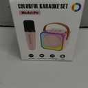 Mini Karaoke Machine for Kids and Adults,Portable Bluetooth Karaoke Speaker with 2 Wireless Microphones, Kids Karaoke Machine for Home Party,Birthday Gifts for Girls BoysBlue