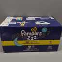 Pampers ZZZ Overnight Diapers, Size 4 (22-37 lbs), 104 Count, Nighttime Protection Disposable Baby Diaper, Night Time Leak and Skin Protection