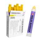 Sakura Solid Paint Markers - Permanent Marker Pens - Window, Wood & Glass Marker - Yellow Paint - 12 Pack