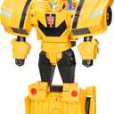 Transformers Toys EarthSpark Spin Changer Bumblebee 8-Inch Action Figure with Mo Malto 2-Inch Figure, Robot Toys for Ages 6 and Up