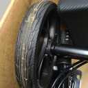 Aojin Knee Scooter for Adults for Foot Injuries, 300lbs Capacity, All Terrain Foldable Knee Scooter Walker with Bag, 13" Wide PU Seat, Compact Crutches Alternative (Black)