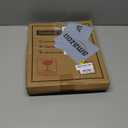 GraduationMall 8x10 Wooden Picture Frames, Display Photos 5x7 with Mat or 8x10 Without Mat, Real Glass, Wall or Tabletop Display, Rustic Brown Set of 2