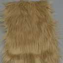 Car Center Console Cover Pad, Fluffy Middle Console Pad Armrest Seat Box Cover, Universal Furry Arm Rest Decoration Protector for Car Truck SUV, Interior Car Accessories (Brown)