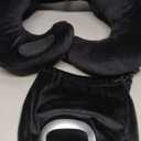 BCOZZY Neck Brace Pillow - Patented Relief for Neck Pain and Supportive Sleep-Soft, Washable, and Adjustable for Comfortable Resting. Black