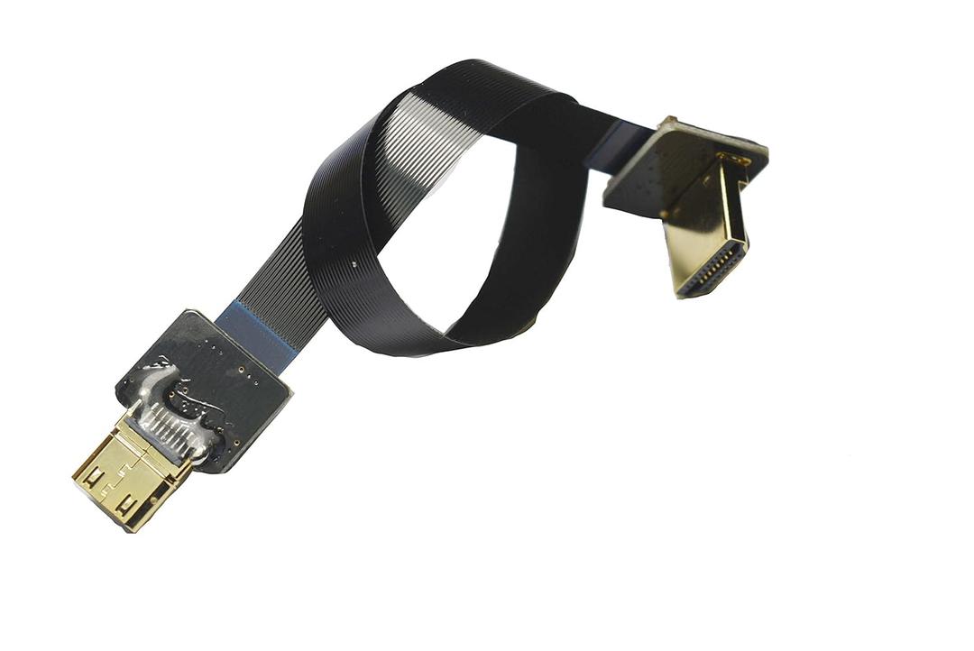 Permanent 20CM Flat Slim Thin HDMI Mini Male to Standard HDMI Full Male 90 Degree Angle for Canon 5D3 5D2 Panasonic Lumix GH3 GH2 Sony nex 5N 5T 5R 7N DJI Drone Gimbal Permanent 20CM Flat Slim Thin HDMI Mini Male to Standard HDMI Full Male 90 Degree Angle for Canon 5D3 5D2 Panasonic Lumix GH3 GH2 Sony nex 5N 5T 5R 7N DJI Drone Gimbal