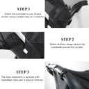 Snap-on Baby Stroller Sun Shade Compatible with Doona, Breathable 360 Full Coverage Sun Protection Canopy, Functional Anti-UV Stroller Blackout Cover Shield Sun Cover Shade fit Doona