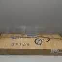 Chihee Hammock Swing Chair - Strong Metal, Collapsible, Portable, Max 500 lbs, Comfy Seat, Patio & Lawn, Cotton Blended, Indoor/Outdoor (130 x 100 cm - Collapsible Bar, Blue Green Stripes)