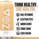 ZOA Zero Sugar Energy Drinks - Pineapple Coconut | Healthy Energy Formula with Natural Caffeine, Daily Vitamin C, Essential B-Vitamins | Gluten-Free, Keto Friendly | 16 Ounce Cans (Pack Of 12) (EXP 12/02/26)