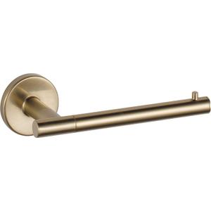 Delta Trinsic (1-Pack) Toilet Paper Holder Champagne Bronze Tissue Roll Holder for Bathroom Organization and Storage Single Post Toilet Tissue Holder Wall Bathroom Accessories 75950-CZ