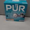 PUR PLUS Horizontal Faucet Mount Water Filtration System with 3-in-1 Lead Reducing Filter for Great-Tasting Filtered Tap Water, Lasts 100 Gallons, Fits Most Kitchen or Bathroom Faucets, Chrome