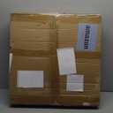 Uniclinens C-Shaped Solid Wood Round End Table, Side Table for Couch, Sofa Tables Slide Under Couch for Living Room, Small Nightstand for Small Space, Walnut