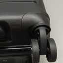 Traveler's Choice Pagosa Indestructible Hardshell Expandable Spinner Luggage, Black, 22-Inch Carry-on