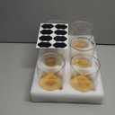 Gencywe Glass Storage Jars with Airtight Bamboo Lid, 27 OZ Food Storage Jar with Labels, Airtight Glass Canisters, Clear Kitchen Container for Candy, Cookie, Rice, Coffee Beans, Snacks, Spices