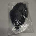 Benehair Black Braided Wig With Bangs, Long Braid Pigtail Wig For Women Adult Halloween Themed Party Cosplay Wed
