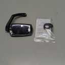 WITTKOP Bike mirror | Large HD field of vision | 360° rotatable & foldable | Mounting above & below | Break-proof & durable | ebike accessories, bike mirror handlebar mount, bicycle mirrors