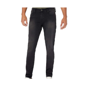 GUESS Men's Mid Rise Slim Fit Tapered Leg Jean 33x30