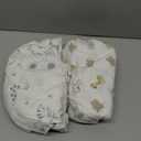 2-Pack Waterproof Crib Sheets for Boys, Girls - 52x28 Fitted Organic Cotton Baby Crib Sheets, Toddler Mattress Protector Cover, Washable, Soft & Durable Baby Bedding Essentials (KeaSafari)