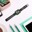 2 x ExoGuard Designed for Apple Watch Bands 42mm 44mm Series with Case, Sports Style Replacement Band Strap Shockproof with Bumper Case fits iWatch Series 7/6/5/4/3/2/1/SE - Black