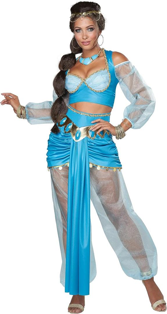 California Costumes Women Arabian Folk Hero Adult Costume (Small, Turquoise) California Costumes Women Arabian Folk Hero Adult Costume (Small, Turquoise)
