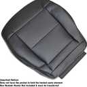 GXARTS Driver Side Bottom Replacement Leather Seat Cover Fit for Mercedes Benz E350 E550 2010 2011 2012 2013 2014 (Artificial Leather Microfiber Leather Material)
