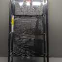 HBTower Step Ladder, Folding Step Stool with Wide Anti-Slip Pedal, Sturdy Steel Ladder, Convenient Handrail, Lightweight, Portable Steel Step Stool