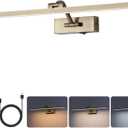 10000mAh Picture Light Battery Operated,23.6In Antique Bronze Wireless Rechargeable Picture Light 3 Colors Dimmable Art Light with Remote Timer for Paintings,Gallery