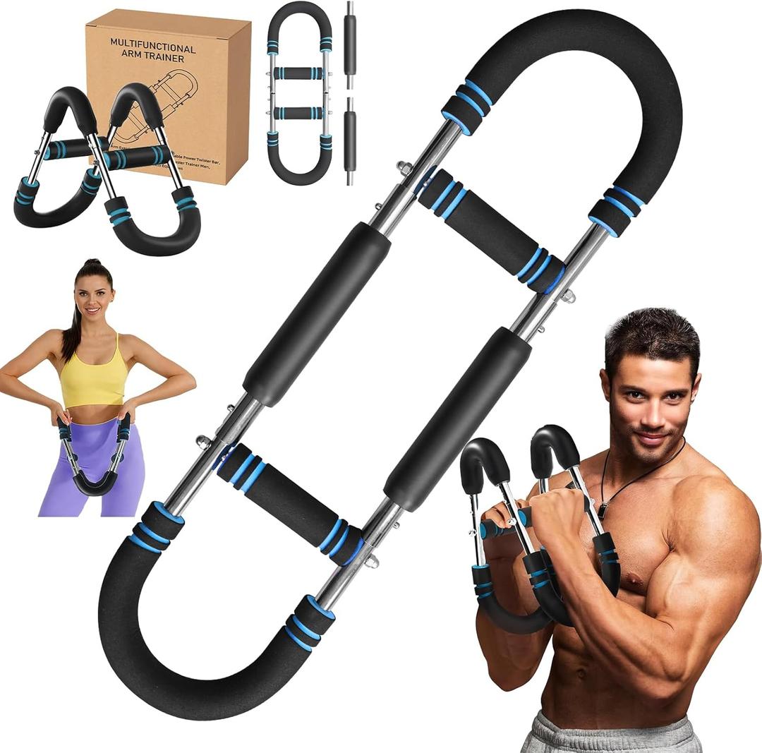 Twister Arm Trainer, Adjustable Chest Workout Equipment, Arm Trainer for Men, Arm Exercise Equipment, Chest Trainer for Men, Shoulders and Forearms Muscle Training Fitness Equipment