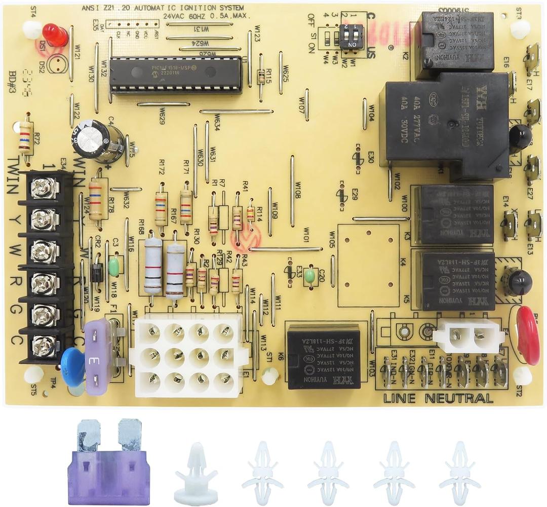 Furnace Control Board 50A55-743,Replacement for Amana/Goodman Furnace Control Circuit Board 0130F00005S B18099-26 B1809926S