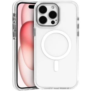 Case for iPhone 16 Pro for Girl Women,Compatible with MagSafe,Scratch Resistant Shockproof Cover Clear Phone Case for iPhone 16 Pro,Clear