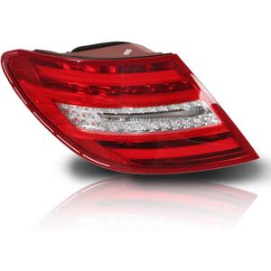 Left Side Tail Light Assembly Compatible with 2011-2014 W204 C250 C300 C350 Driver Rear Brake Lamp Taillight 2049060603 MB2800135
