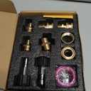 Hourleey Pressure Washer Adapter Set, Quick Disconnect Kit with M22 Metric Male Thread Quick Connector, M22 Swivel to 3/8'' Quick Connect, 3/4" to Quick Release, M22 to M22 Convert, 9 Pack