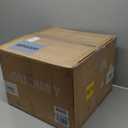 JONATHAN Y JYL3065A 29" Modern Minimalist Table Lamp in Gold & White, Faux Marble Resin Bedside Nightstand Lamp with Linen Shade for Living Room, Bedroom, End Table, Office, LED Bulb Included