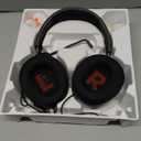 JBL Quantum 100M2 - Wired Over-Ear Gaming Headset with omnidirectional, Detachable mic with Mute Option and Fabric-Covered Memory Foam Ear Cushions, Compatible with All Platforms (Black)