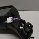 Left Driver Side Mirror Fits 2019-2025 Toyota Rav4 with Power Heated Turn Signal and Blind Spot Match Midnight Black Metallic Replace 879400R271(8 Pins)