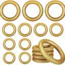 12 Pack Gold Ring Birthday Party Decoration 4" 6" 8" Glitter Gold Rings Table Centerpiece Cartoon Characters Themed Birthday Baby Shower Party Supplies Wedding DIY Craft Decor