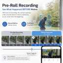 Rraycom 4MP 2.5K Wireless Window Camera 2Pack,6S Pre-Roll, Dual-Band 5G/2.4GHz WiFi Indoor Cameras for Home Security, Anti-Glare Color Night Vision, AI Human&Motion Detection,Magnetic No Drill Setup