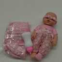 12 Inch Baby Dolls with Backpack Carrier Can Store Doll Clothes and Accessories,12" Reborn Baby Doll Set in Gift Box with Feeding Bottle Nipple Diaper for Kids Toddler Age 3+