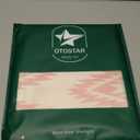 OTOSTAR Outdoor Waterproof Throw Pillow Covers 12x20 Inch Set of 4 Boho Farmhouse Outdoor Cushion Covers for Patio Funiture Garden（Geometry80-Pink）