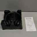 (2025 Upgraded) Wireless Headset with Mic for Work, Bluetooth Headset with Noise Canceling Microphone with Dongle, Charging Base & Mic Mute, Wireless Headphones for Work from Home/PC/Computer (Black)