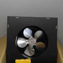 DC HOUSE 32 Watt Solar Attic Fan Solar Powered Roof Exhaust Fan Up to 3000 Sq Ft,2500 CFM Metal Shell Solar Vent Hail and Weather Resistance