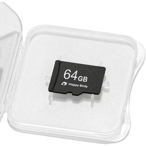 Happy Birdy 64GB MicroSD Card TF Memory Card for Happy Birdy Smart Feeder | U3 A1 | 4K Video Recording | Waterproof, Heat-Resistant & Shockproof
