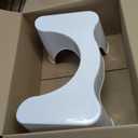 Squatty Potty Simple Curve Toilet Stool. (White)
