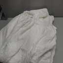 Tigeen 2 Pcs Plus Size Towel Wrap for Women Bath Wrap Towel Dress Terry Cloth Spa Robe with Straps Adjustable Closure(White, XXL-4XL)