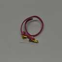 BRONZEDOG Leather Cat Collar with Removable Bells Non Breakaway Kitten QR Tag for Girl Boy (7" - 9" for Cats, Pink & Gold)