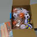 Tiaxidex Valentines Day Gifts for Kids, 36 PCS Sports Valentines Cards for Kids, 36 PCS Stress Balls, Classroom Prizes, Party Favors for Boys & Girls Classroom Gift Exchanges at School